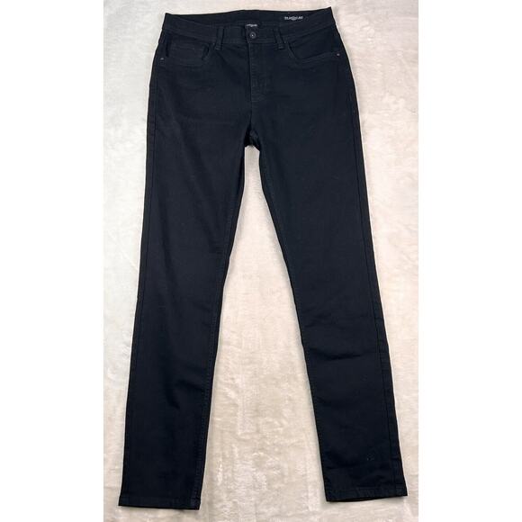 The Perfect Jean NYC Slim Thick Fit Jeans Men's Size 34x36 Stretch BLACK Stretch - Picture 1 of 8